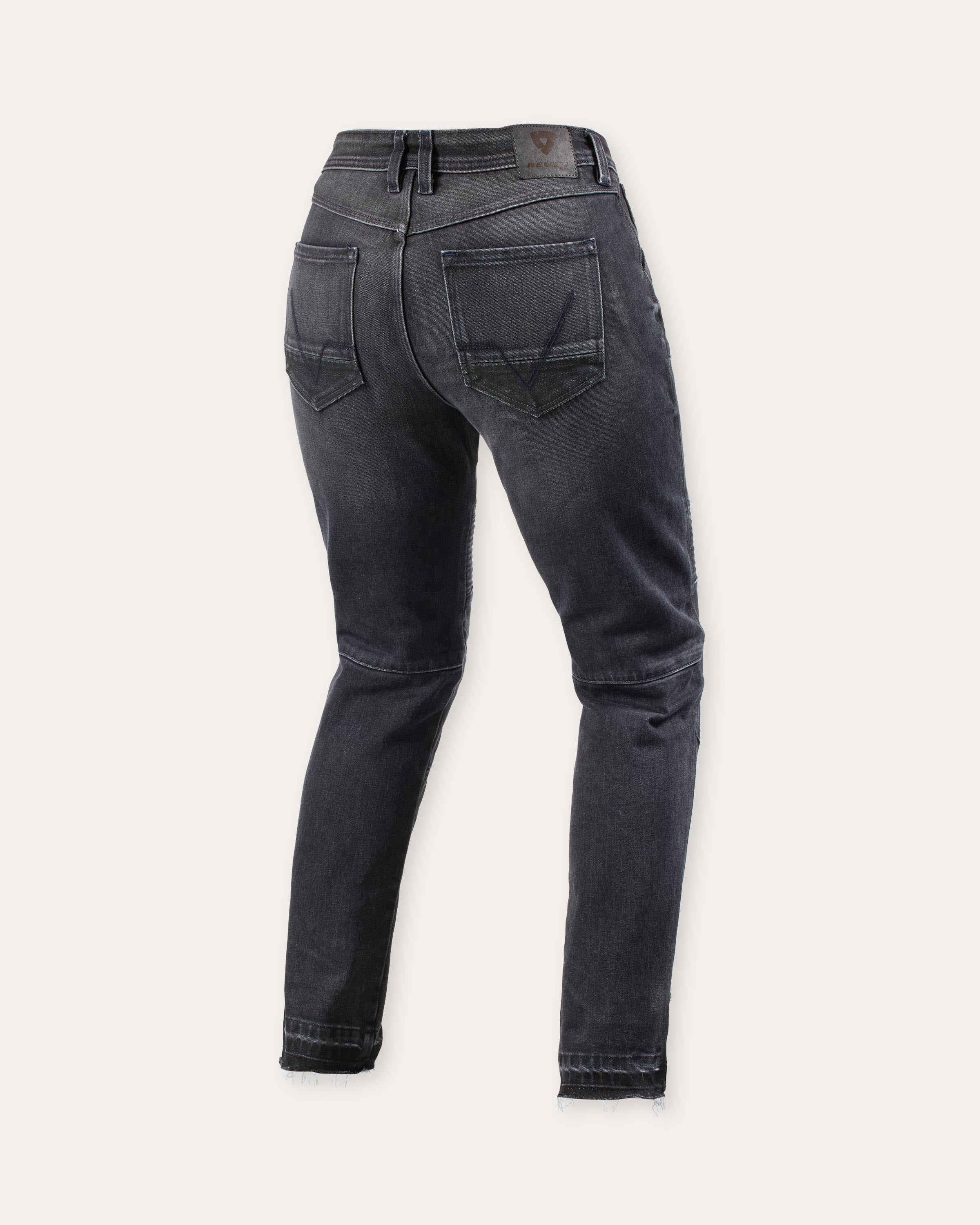 Back image: Moto 2 Slim Ladies - Dark Black Stone
