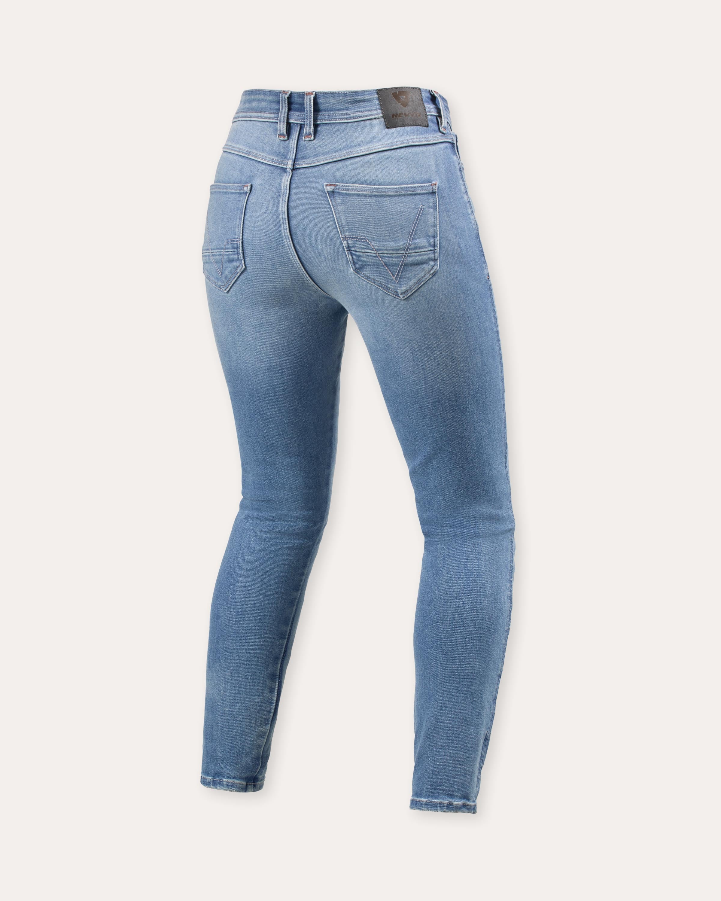 Back image: Shelby 3 Skinny Ladies - Light Blue Vintage