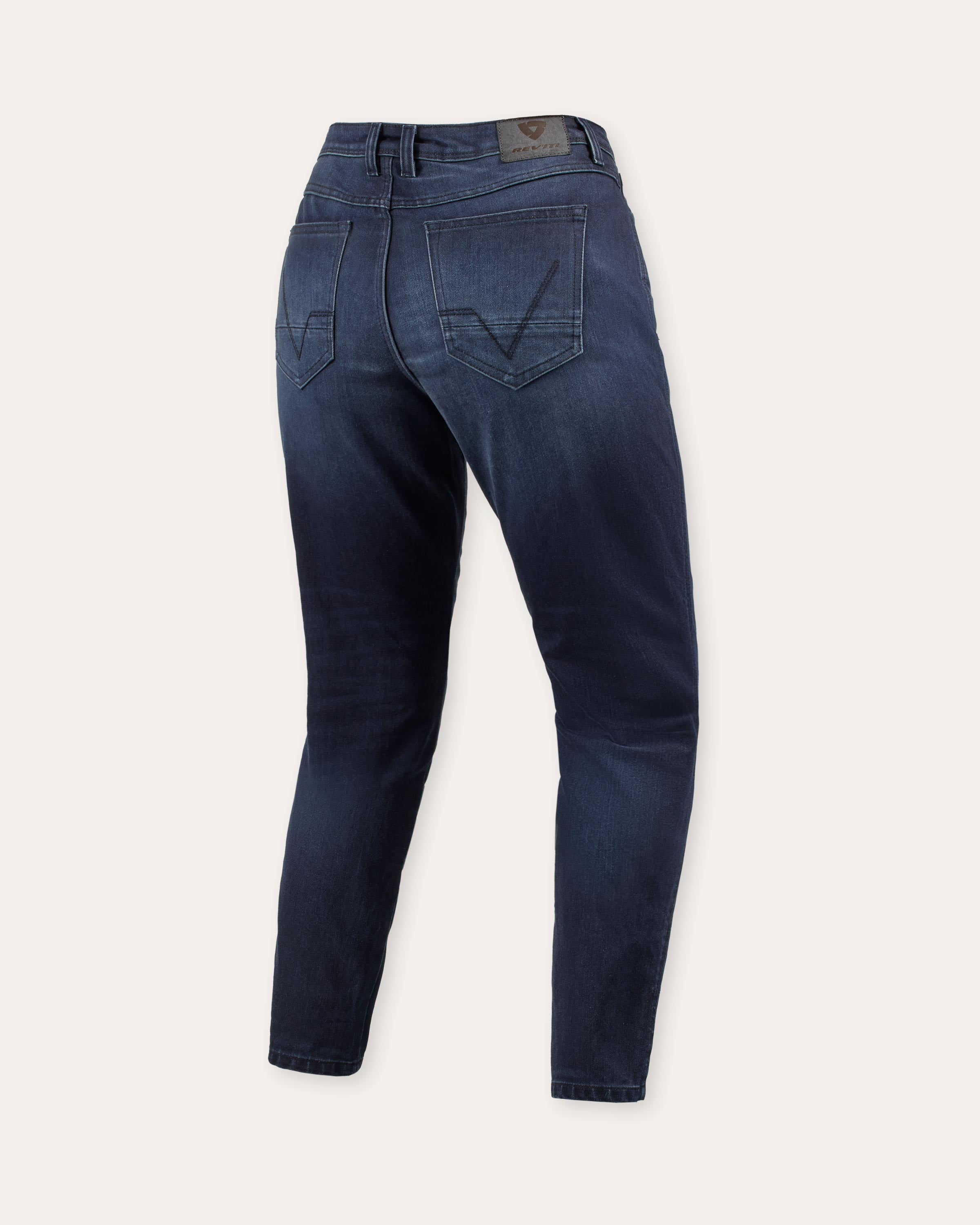Back image: Harper Tapered Ladies - Dark Blue Used