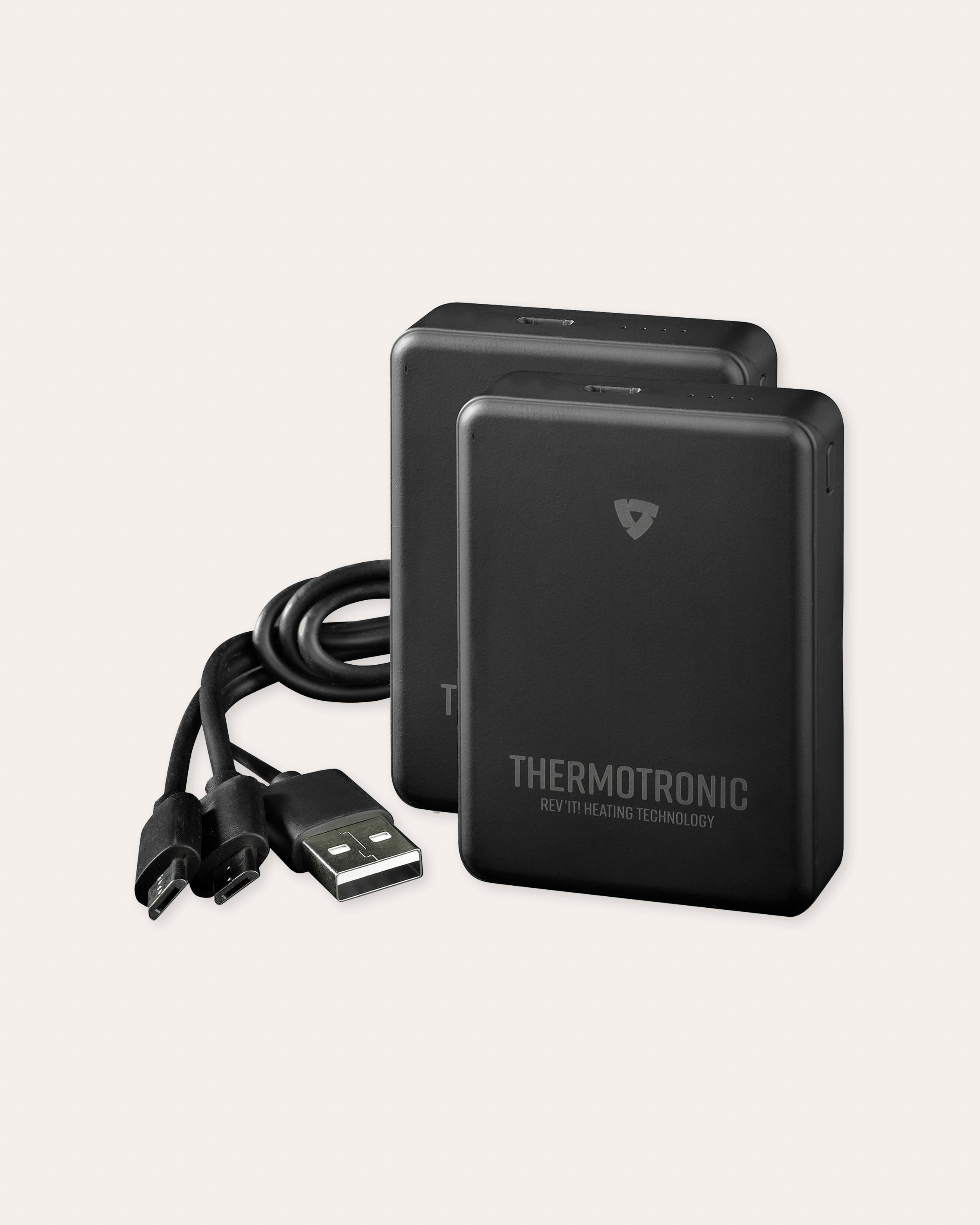 Front image: Heated Gloves - Black