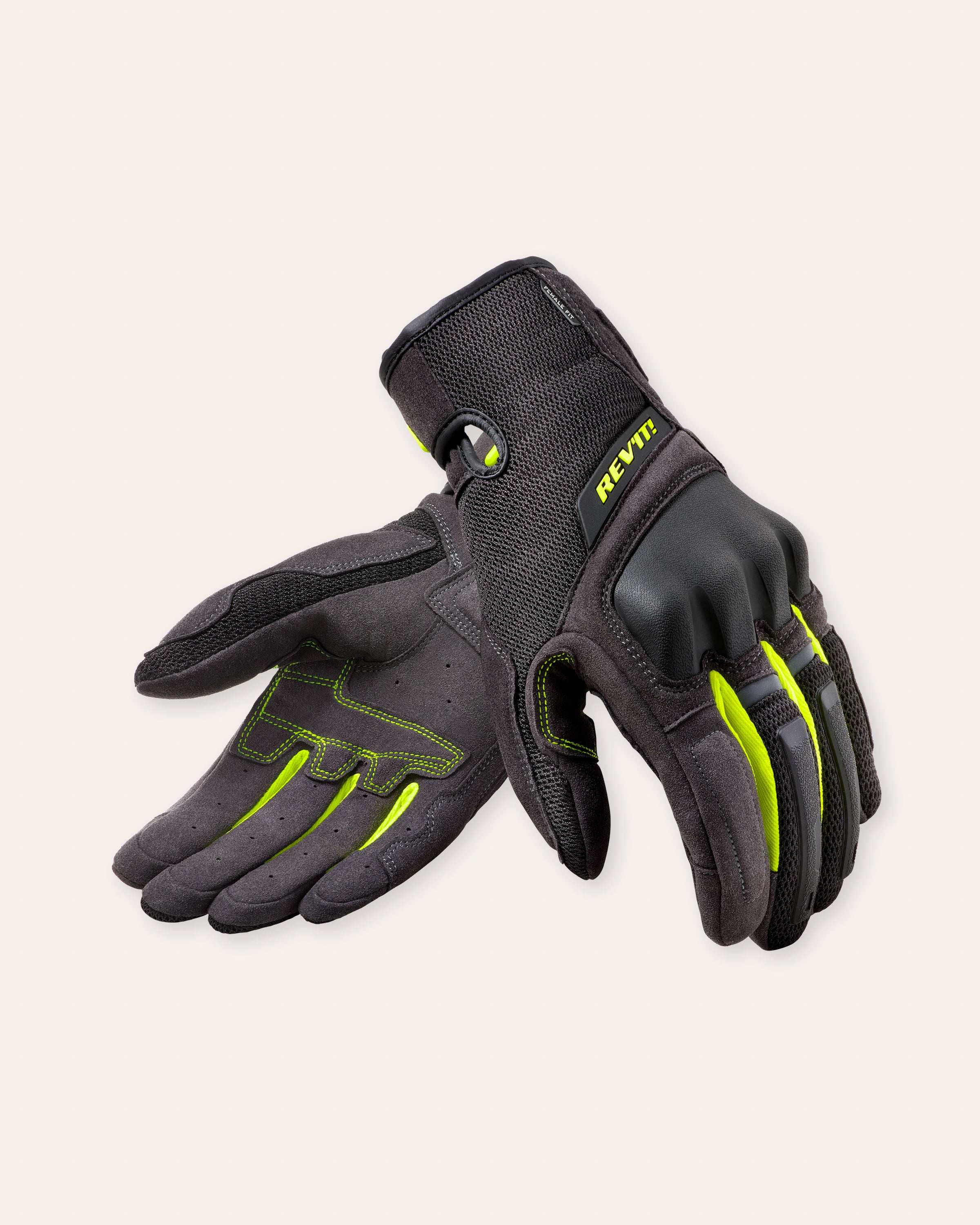 Front image: Volcano Ladies - Black-Neon Yellow