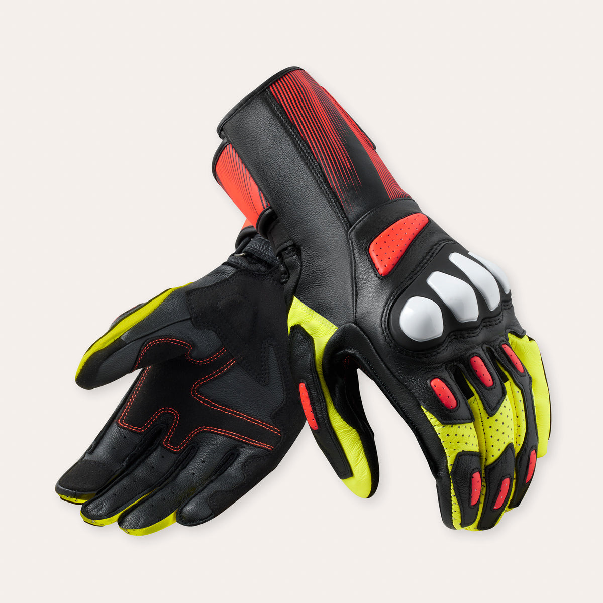 Guanti Moto Airium 2.0 Nero - Tessuto Estivo Con Bande Catarifrangenti - Foto 3