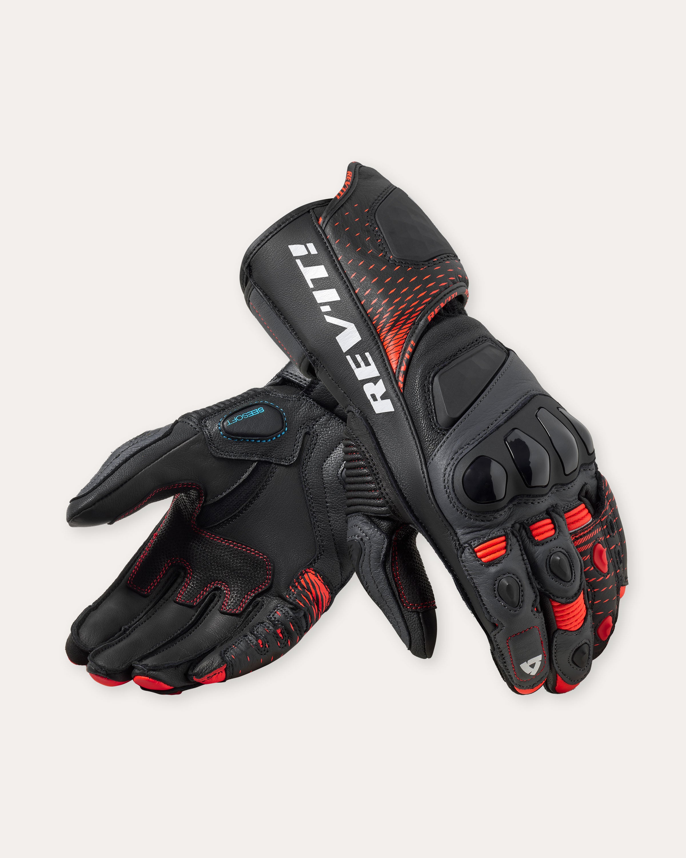 Handschoenen Control | Black-Neon Red