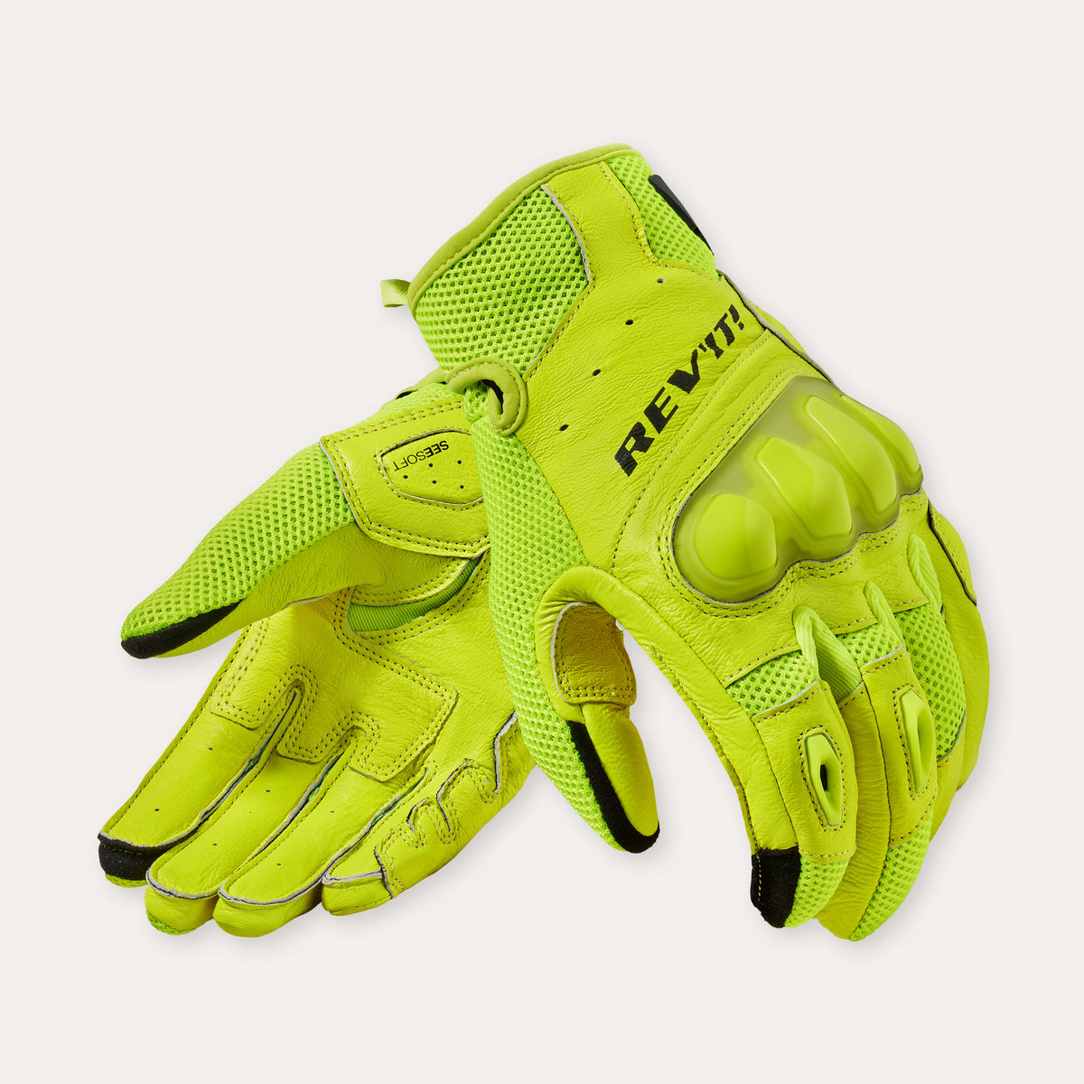 Gants MotoBatt Technician - Jaunes, Taille M - Paume Nitrile - Neuf Avec étiquettes
