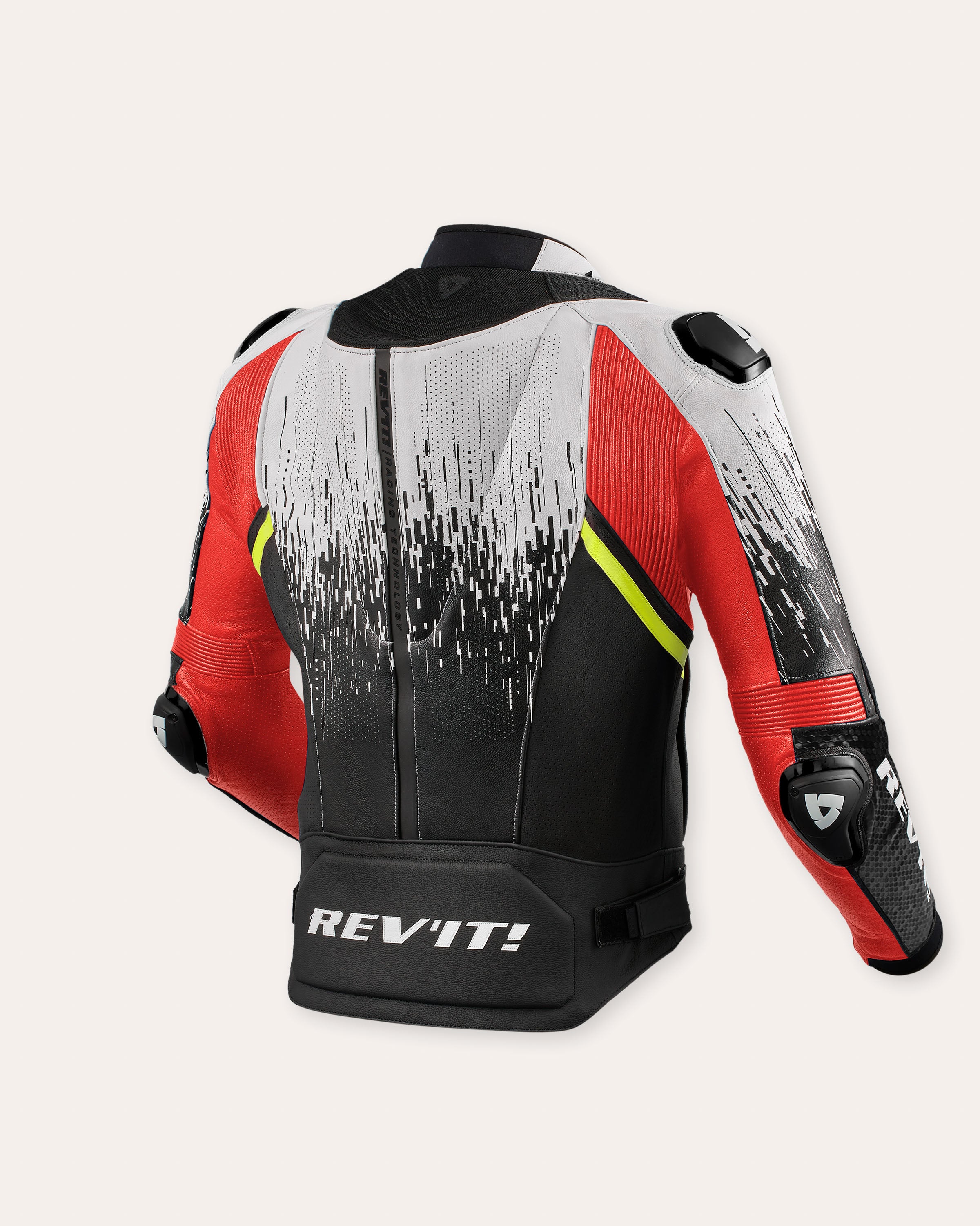 Back image: Quantum 2 Pro Air - White-Neon Red