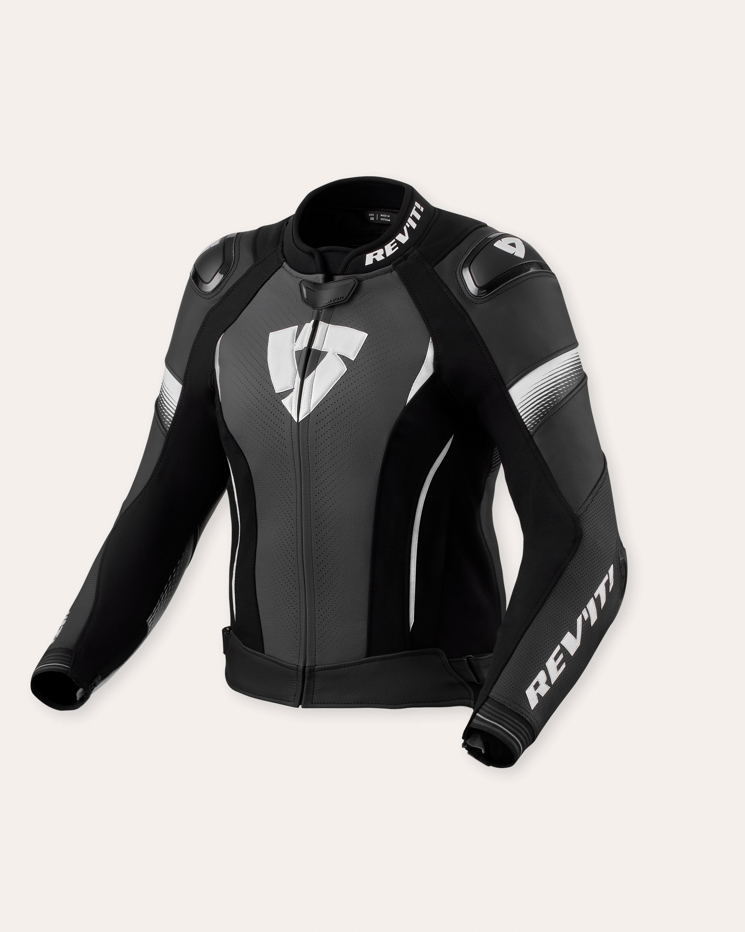 Front image: Xena 4 Pro Ladies - Black-White