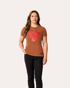 Additional photo: Heather Ladies - Burgundy Red