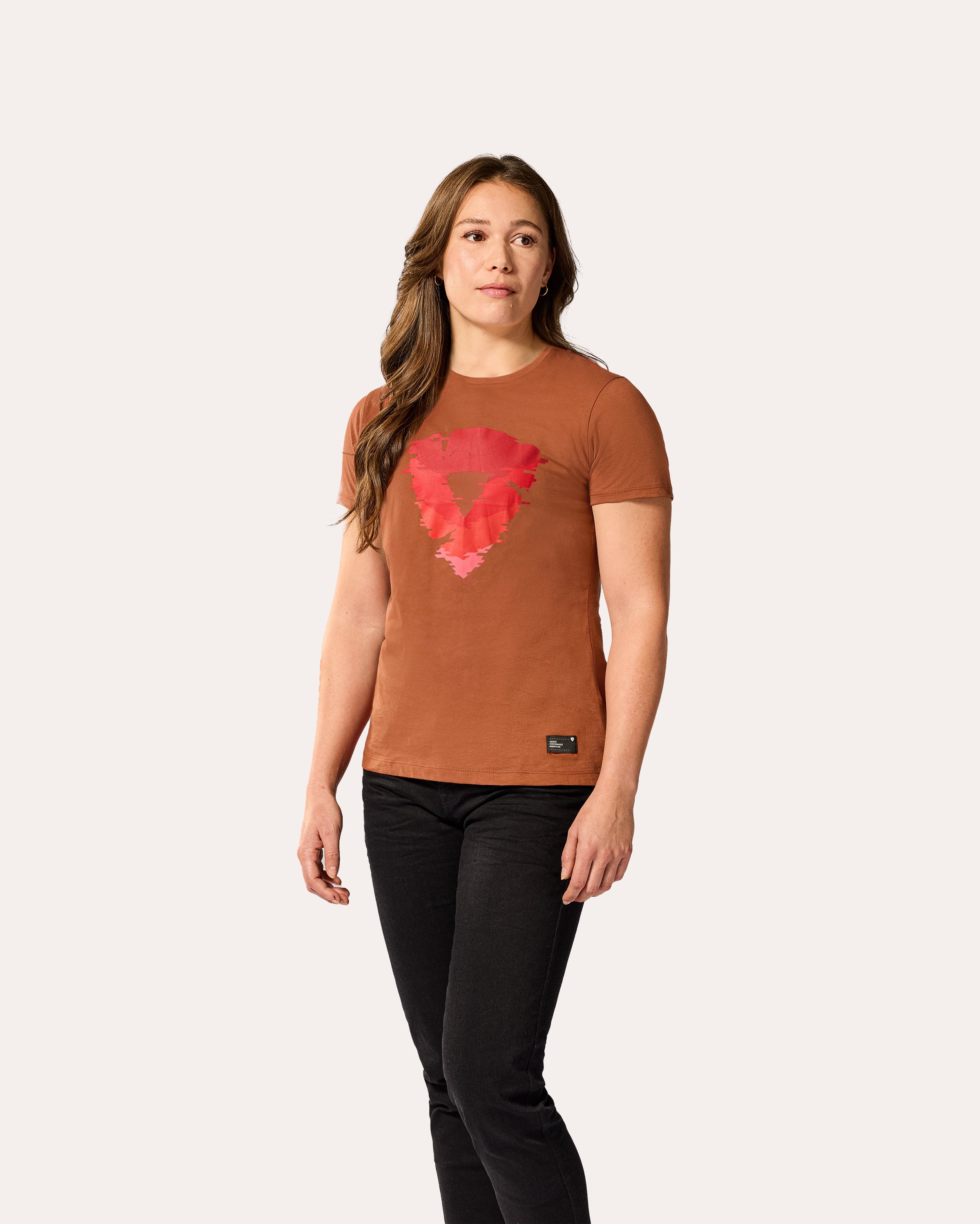Additional photo: Heather Ladies - Burgundy Red