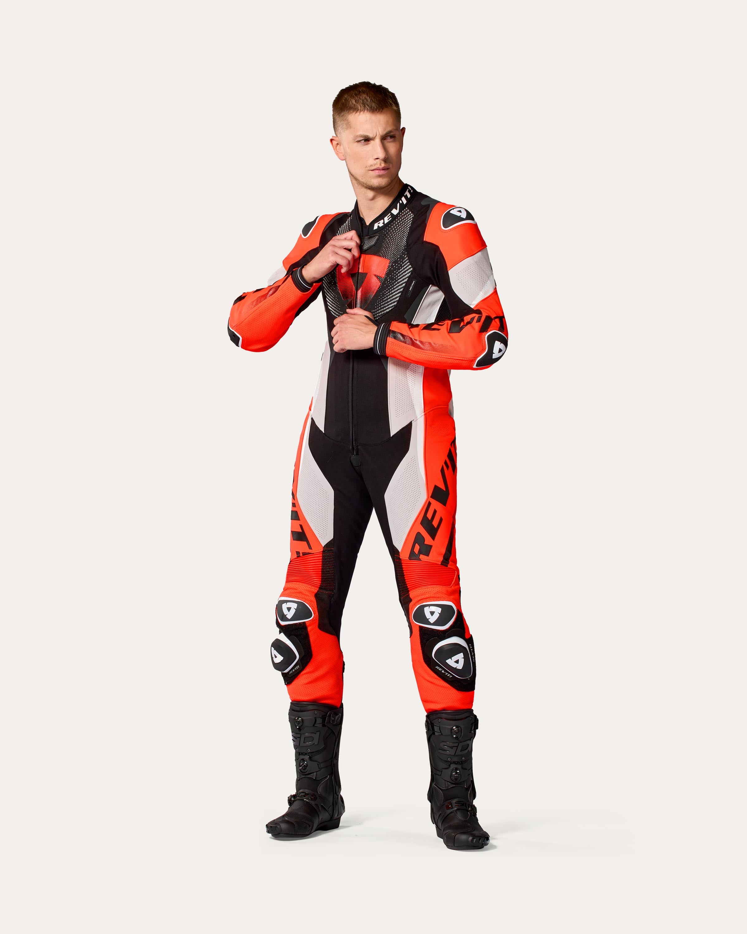 Additional photo: Hyperspeed 3 - Light Grey-Neon Red