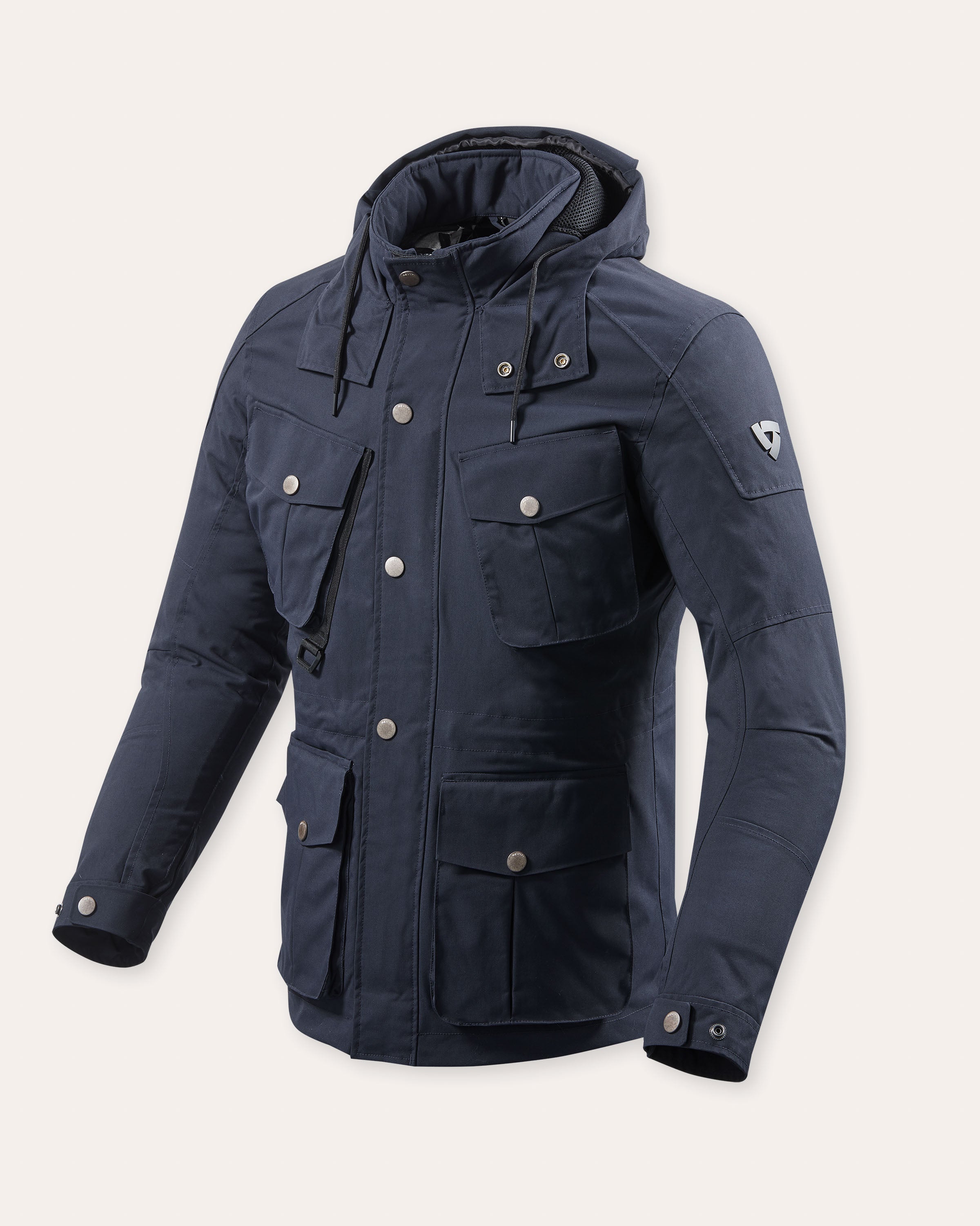 A hooded parka with a twist: The Triomphe motorcycle Jacket A hooded parka with a twist: The Triomphe motorcycle Jacket