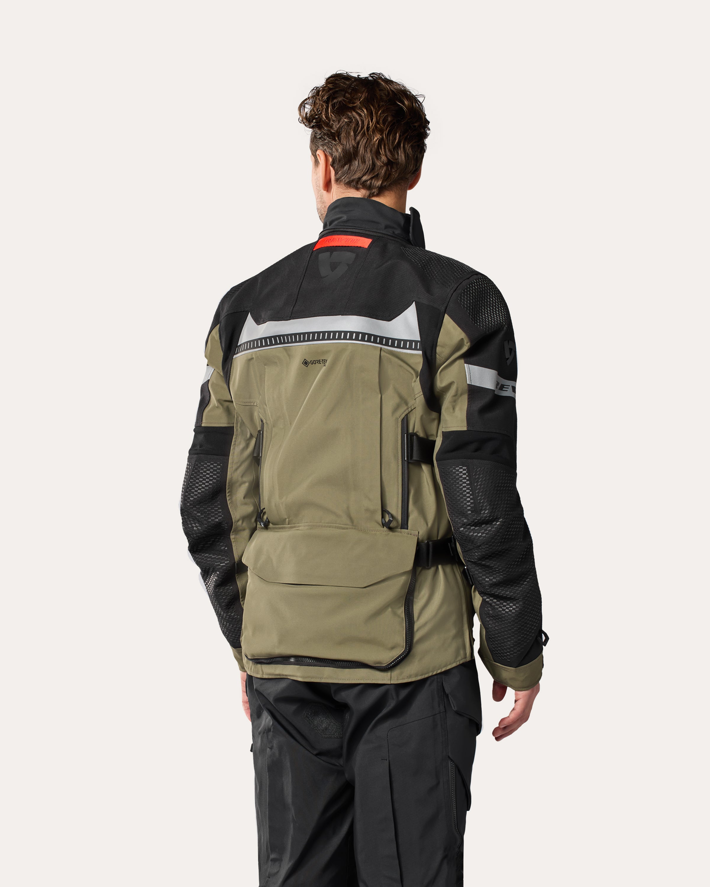 DANSKIN × チカキサダ ストレッチギャザードジャケット ストライプ Dominator 3 GTX Motorcycle Jacket | Our top-level, around-the