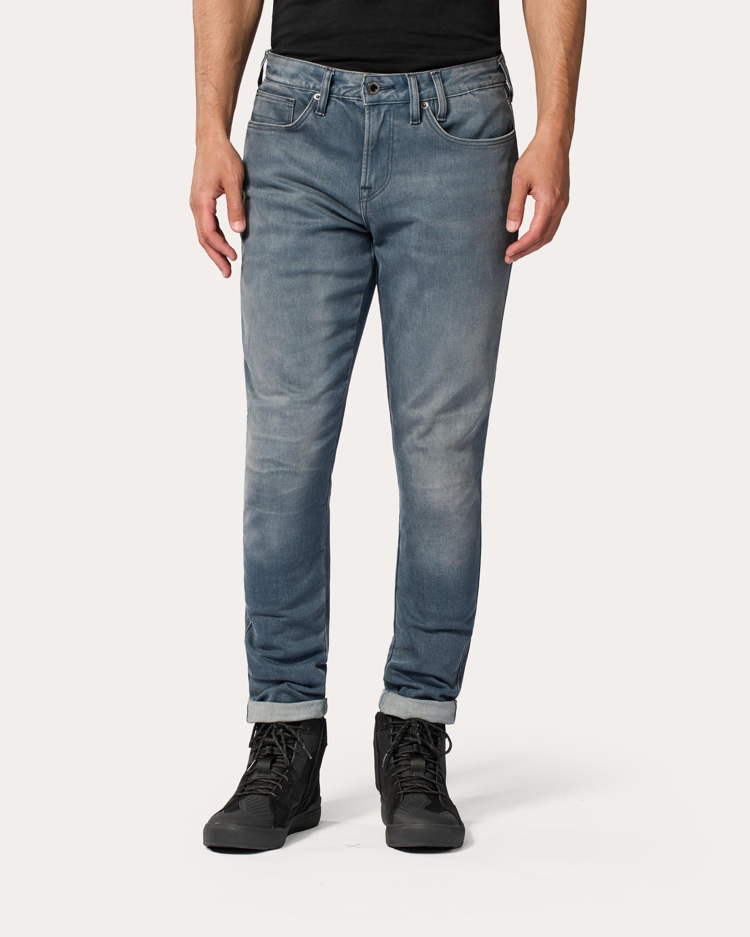 Carlin SK Motorcycle Jeans | Skinny fit denim for the stylish