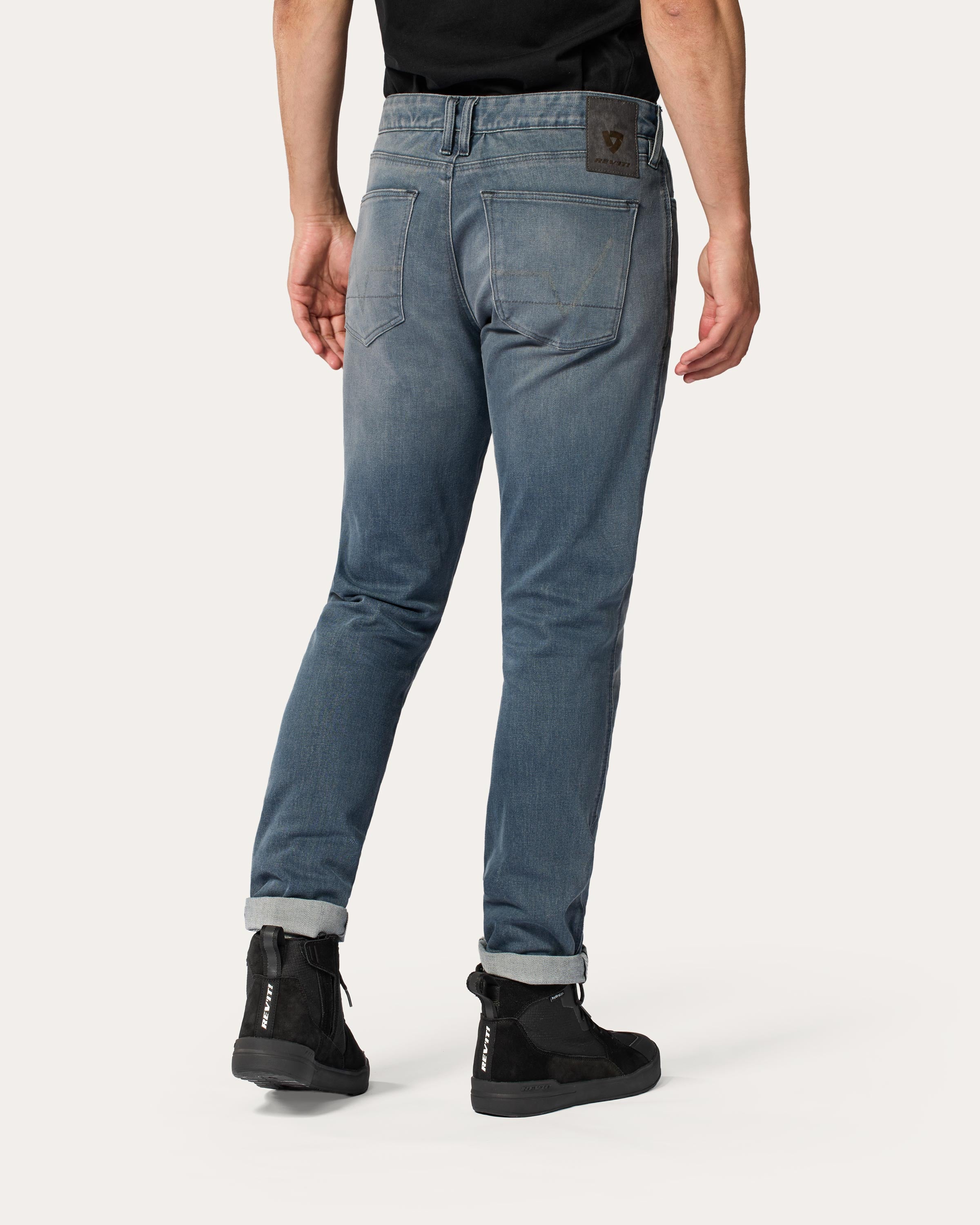 Carlin SK Motorcycle Jeans | Skinny fit denim for the stylish