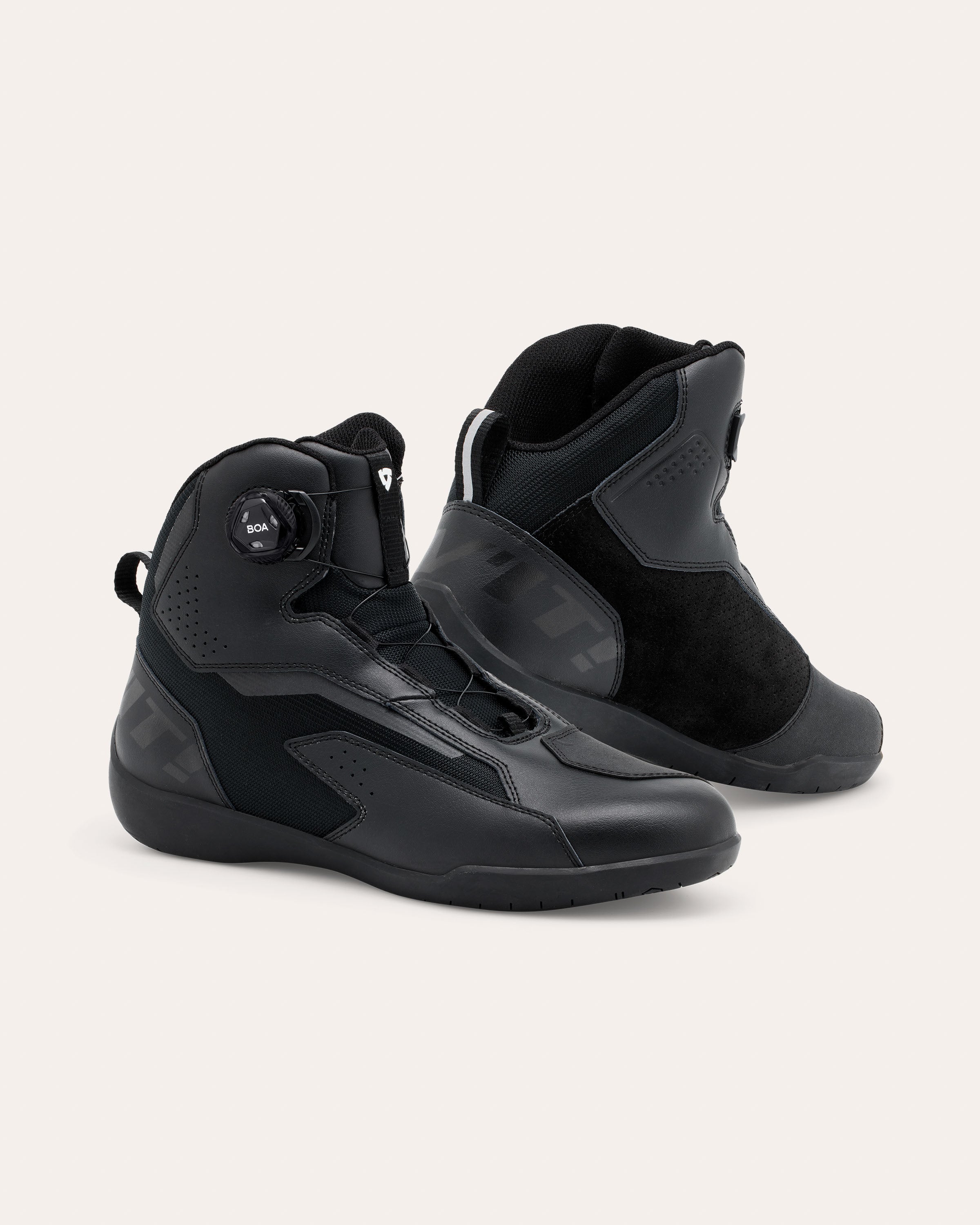 Bottes De Moto En Cuir Renforcé - Protection Talon Et Cheville, Semelle Antidérapante, Tailles 38 à 46