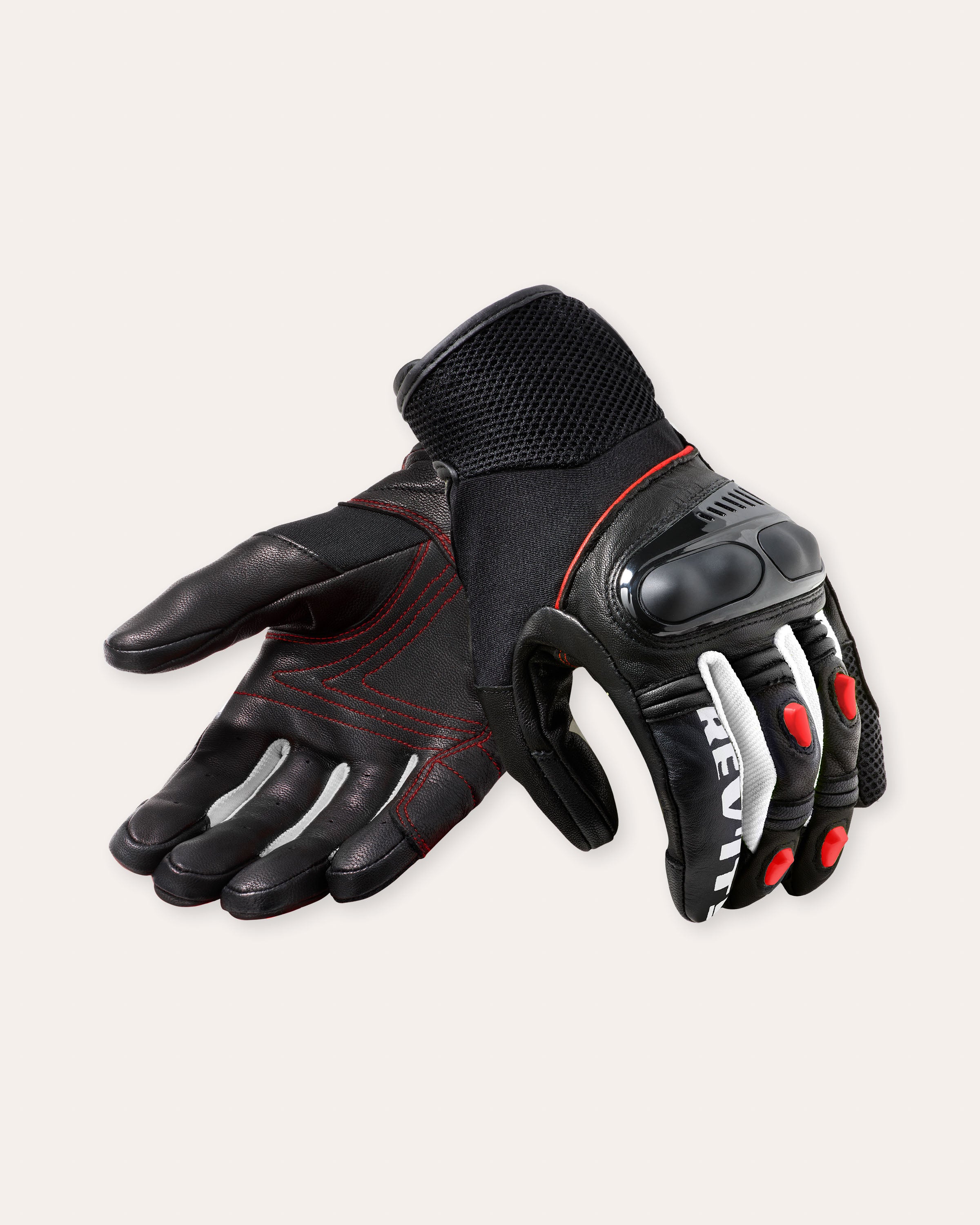 Handschuhe Metric | Black-Neon Red