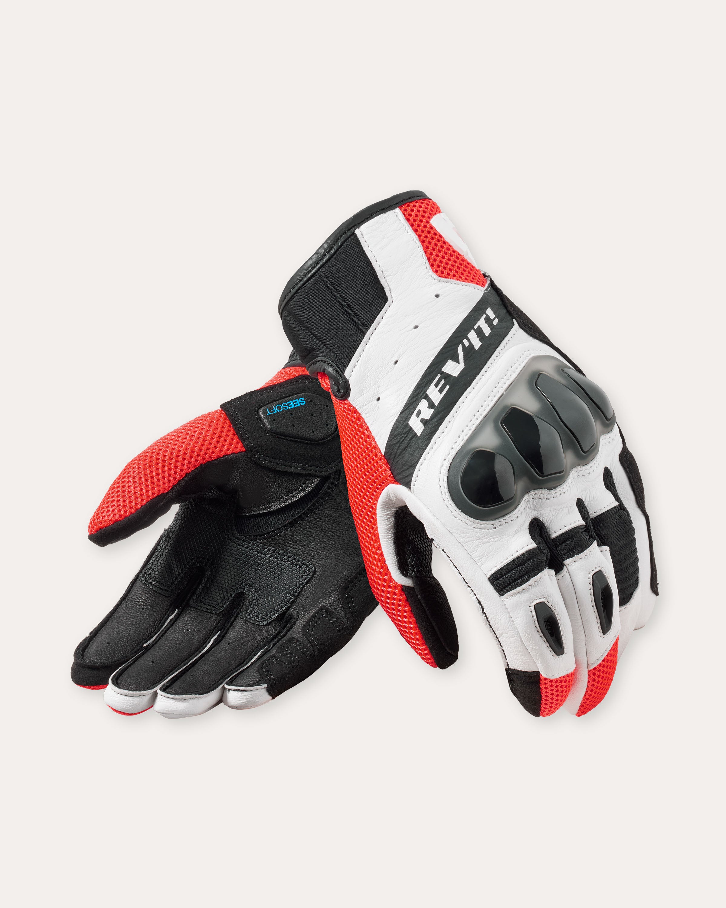 Handschuhe Ritmo | Black-Neon Red