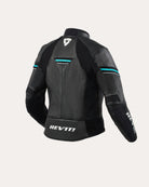 Back image: Median Ladies - Black-Turquoise