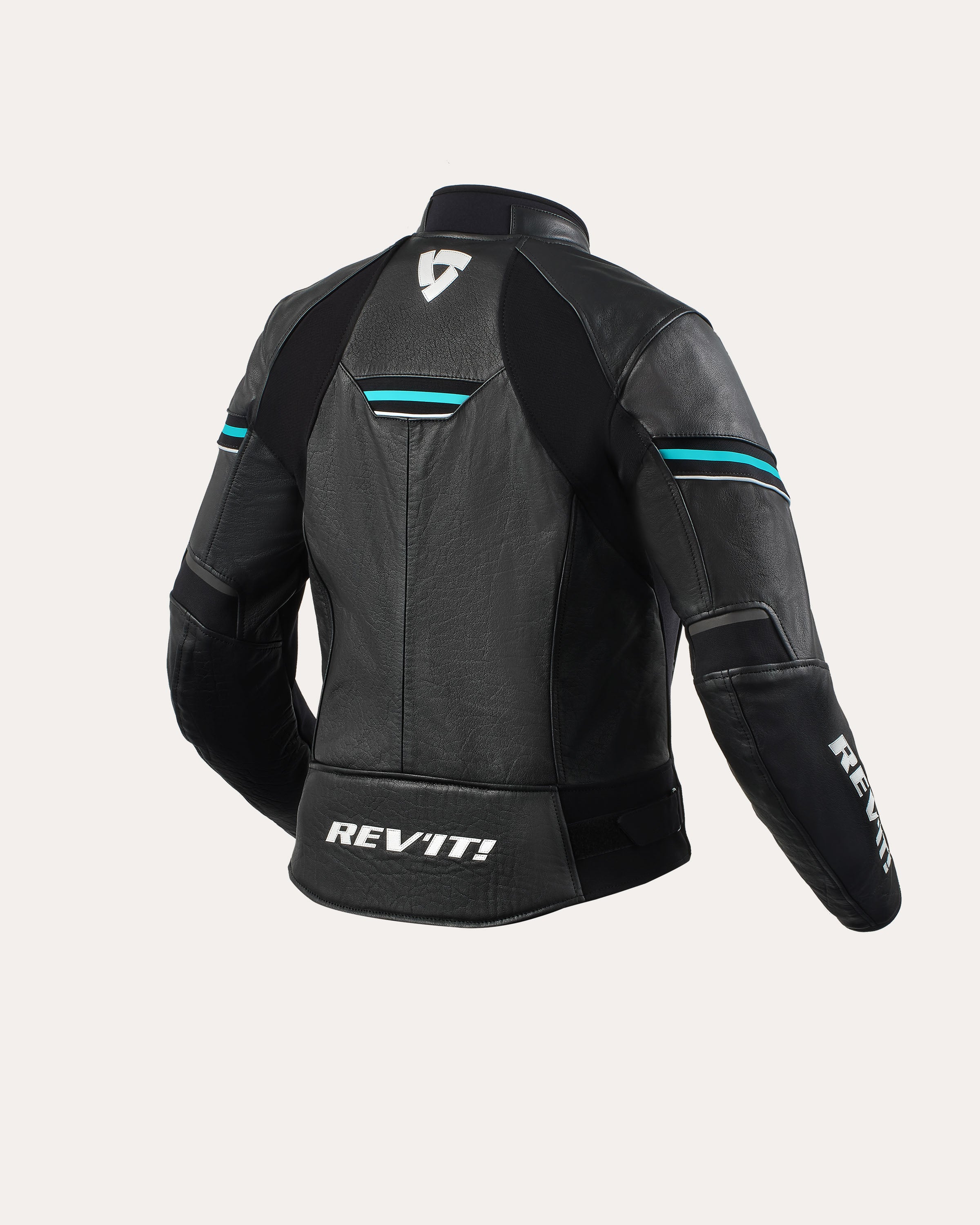 Back image: Median Ladies - Black-Turquoise