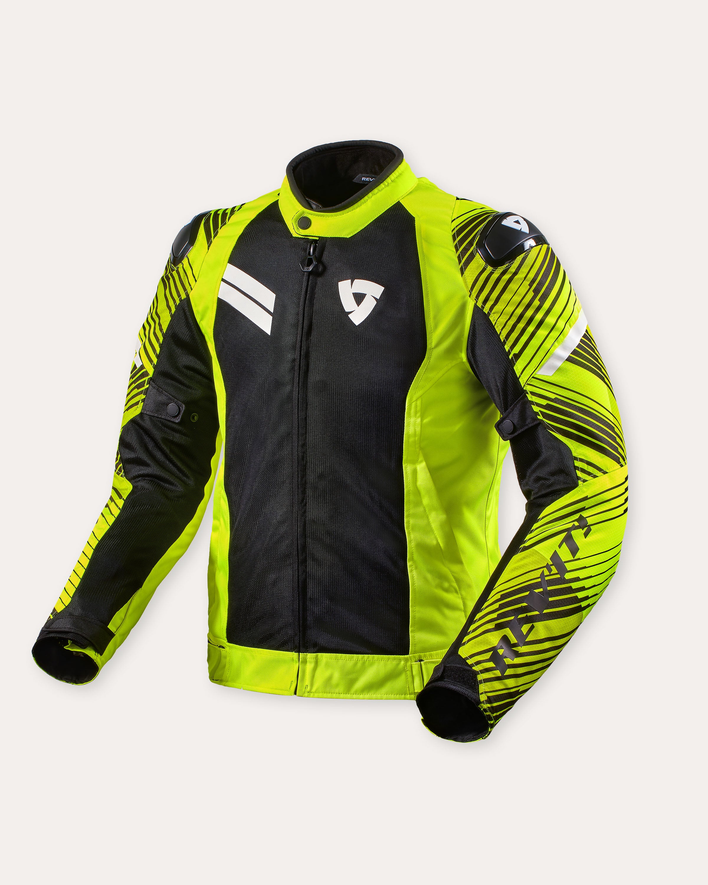 Amazon Motorradjacke Herren Neongelb Roleff RO773