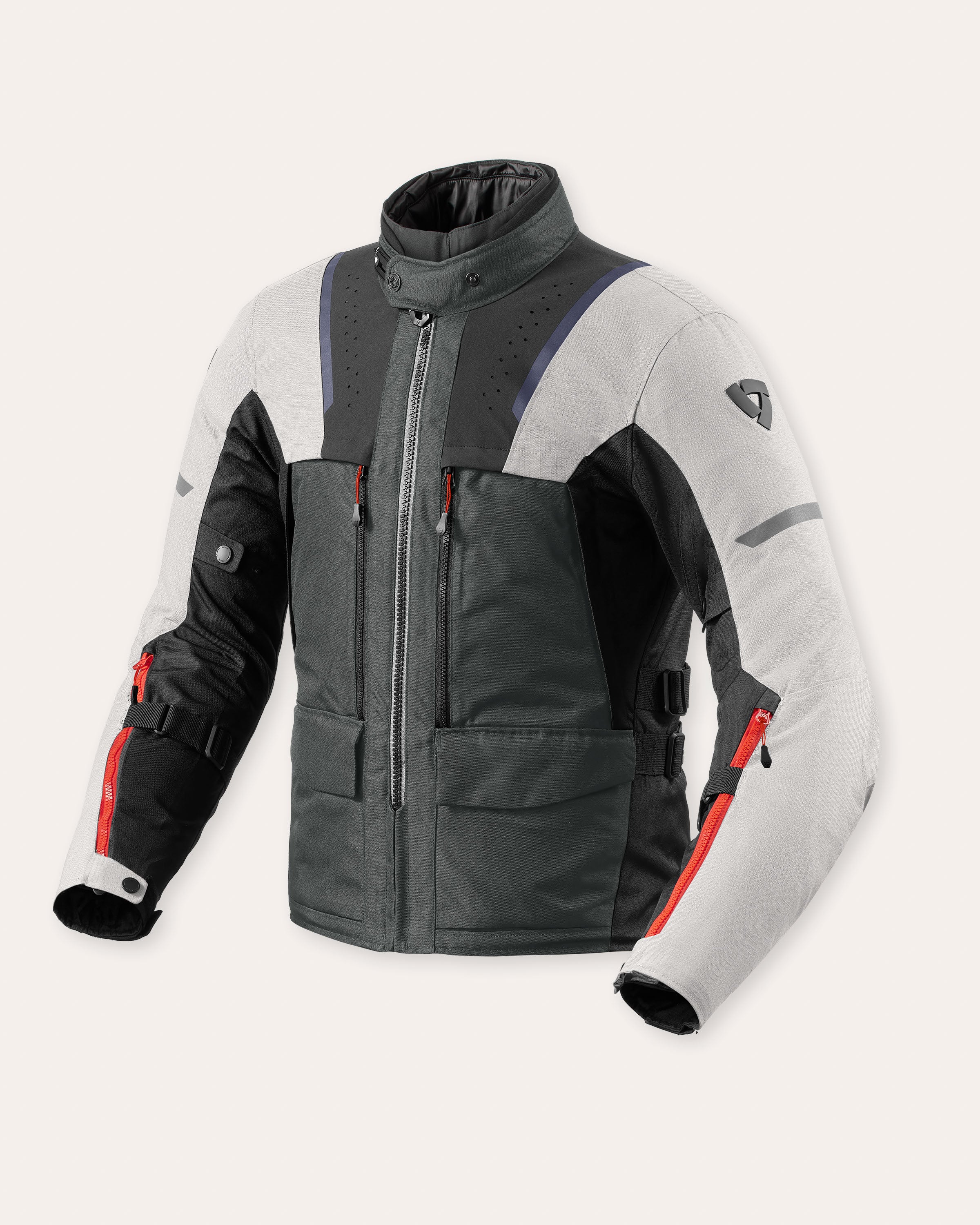 A-Pro Textil Motorrad Jacke Wasserdichte CE Protektoren Reflektirende Grau 2x Pid1508577976