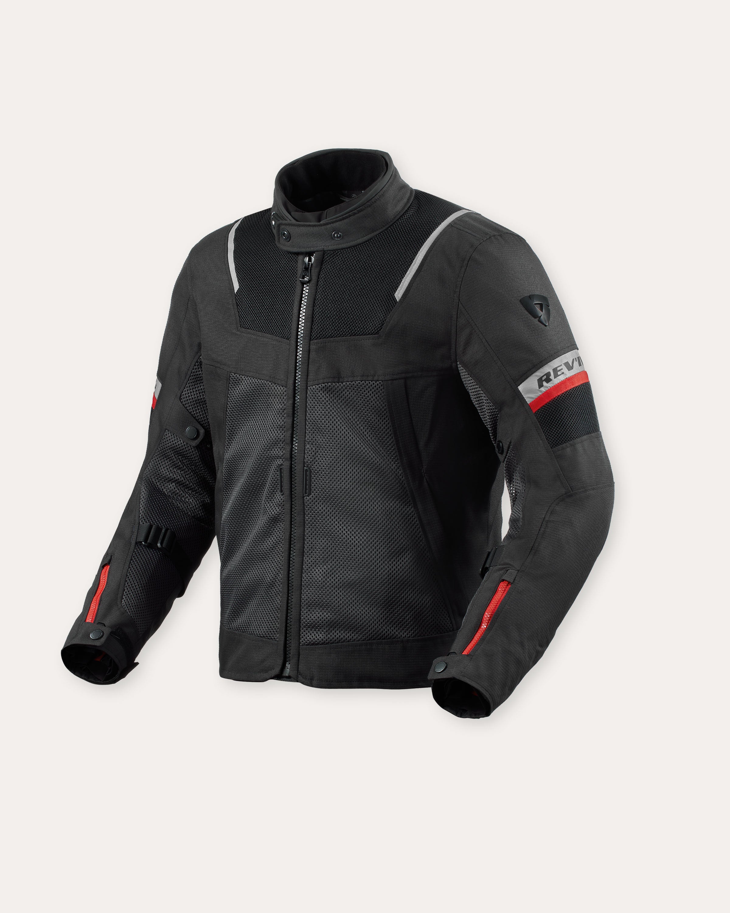 Jet Giacca Moto Uomo ARMADA - Tessile Con Armatura, Ventilazione, Impermeabile 4 Stagioni - Nero/Blu (S)
