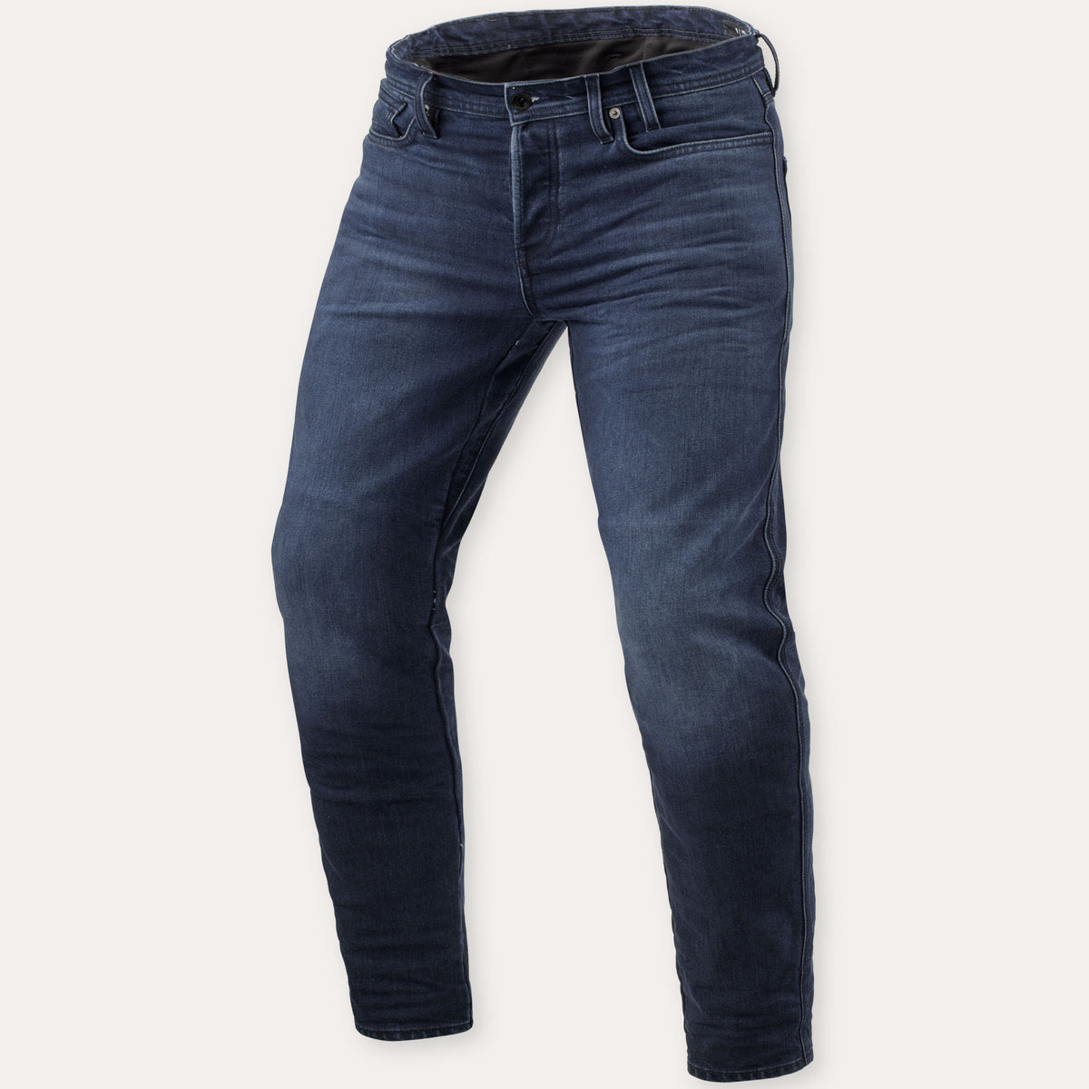 REV'IT! Men's Micah Motorcycle Jeans – CE AAA Rated, Tapered Fit With CORDURA Denim & Knee/Hip Armor