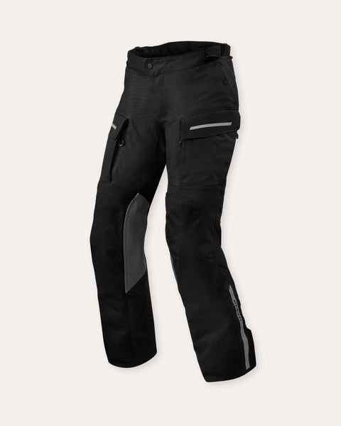 KUTOOK Regenbroek voor heren, motorbroek, waterdicht, reflecterend, met 2 zakken met ritssluiting, maat S-4XL, voor wandelen, trekking en fietsen, Zwart, M KUTOOK Regenbroek voor heren, motorbroek, waterdicht, reflecterend, met 2 zakken met ritssluiting, maat S-4XL, voor wandelen, trekking en fietsen, Zwart, M