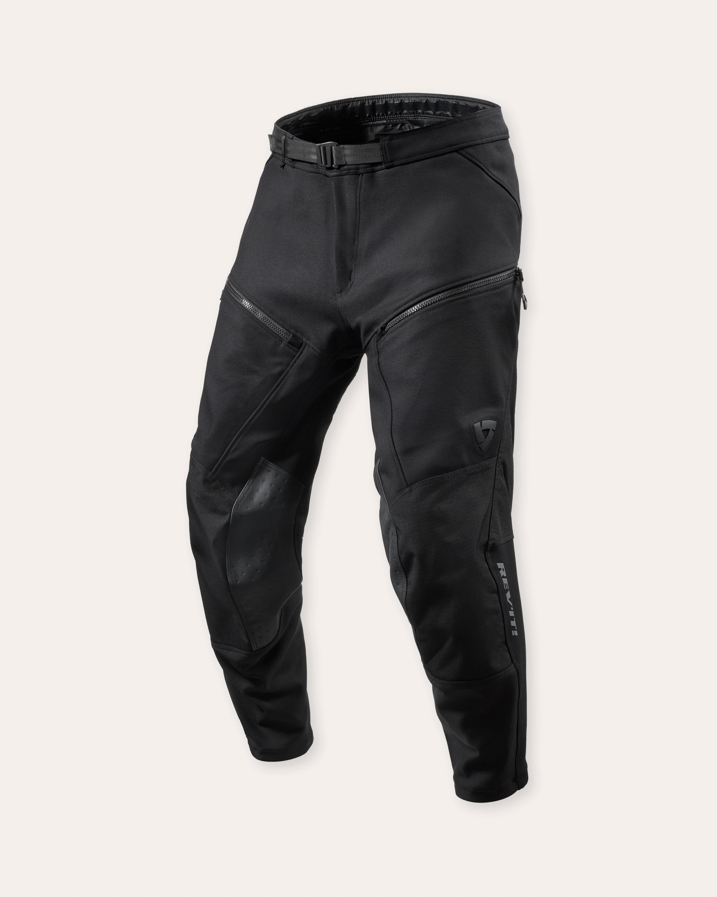 Revit Pantaloni Moto Pelle Pantalone Moto REV'IT Sand H2O Argento