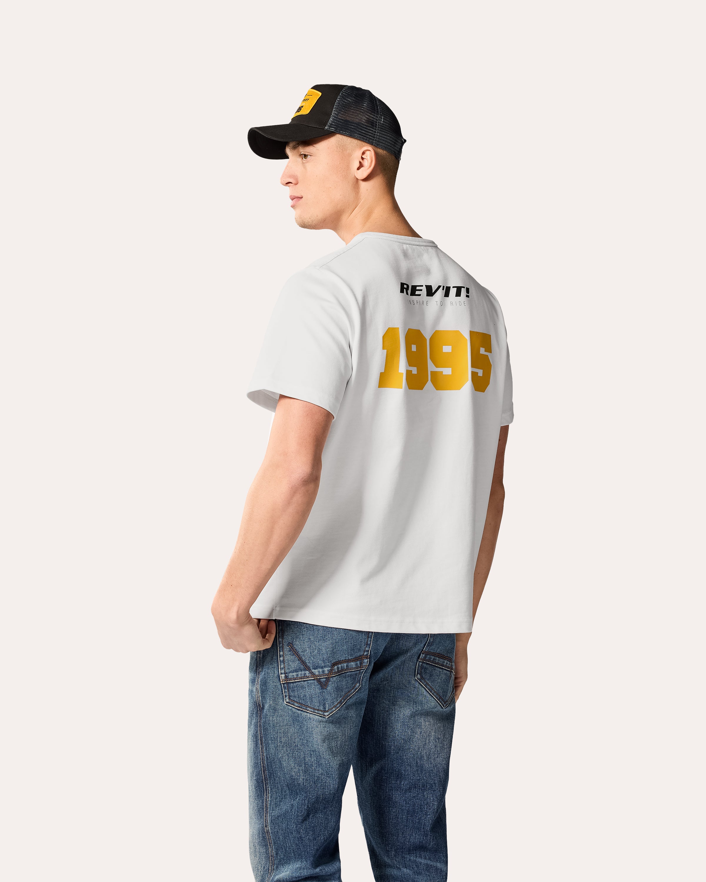 Tシャツ・カットソー RONRON MILK WAY BOX FIT T SHIRT WHITE RR25BST4290WH MILKY WAY BOX FIT T SHIRT WHITE - RONRON 론론