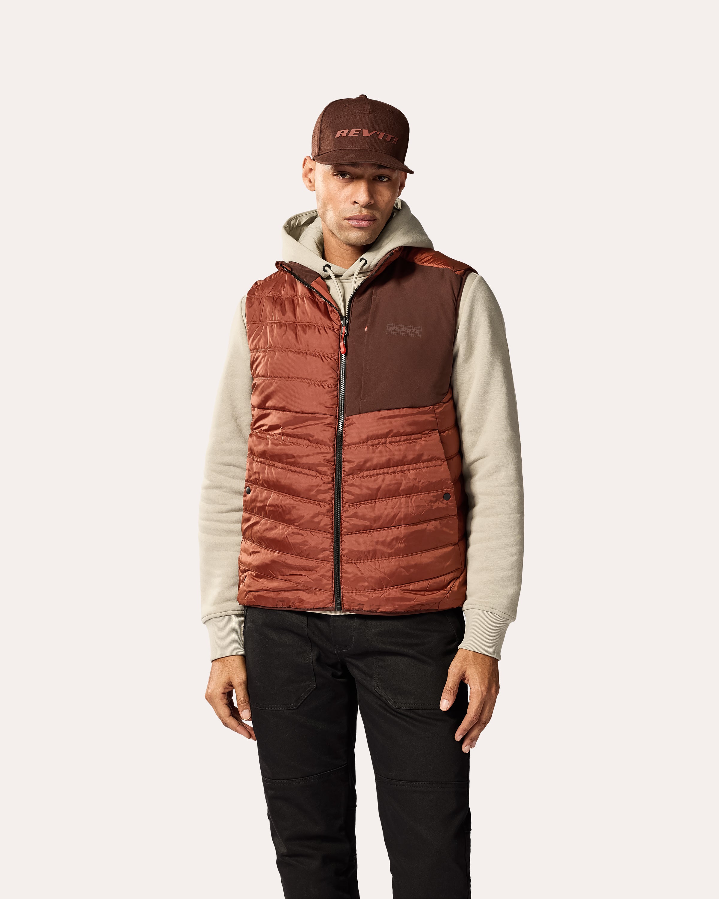 【期間限定お値下げ中】HYEON ヘヨン wool rever gilet 239_VAR02692_SANDSHELL_FOREST_