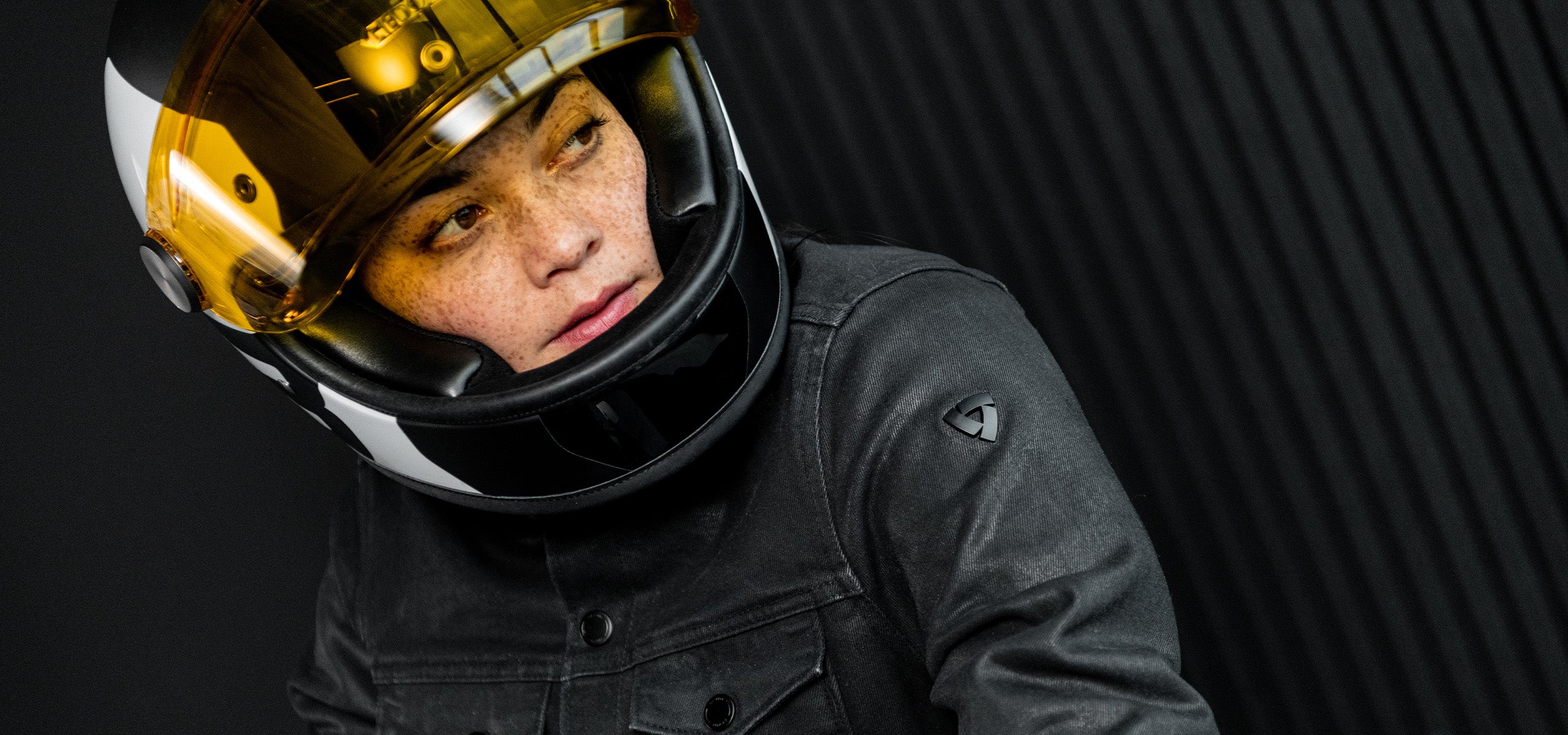 Ladies Motorcycle Jacket Trucker - Heritage Collection – REV Ladies Motorcycle Jacket Trucker - Heritage Collection – REV