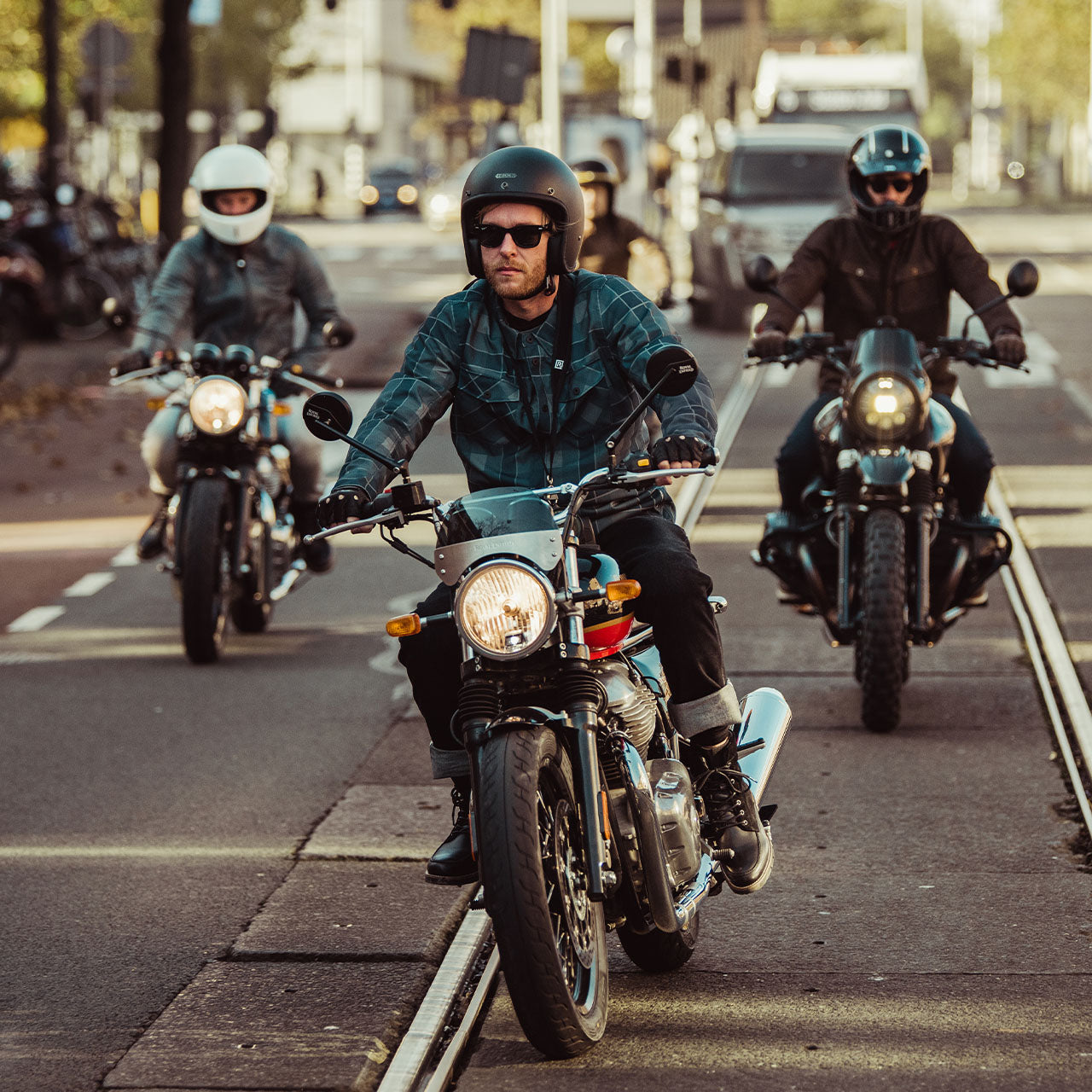 Rev It Revit Bison Overshirt Revit Bison H2O Blue Motorcycle